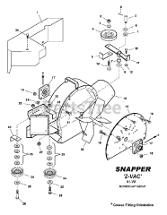 Snapper 7063347 - Snapper 61" Z-VAC Triple Bag Grass Catcher