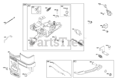 Briggs & Stratton 12V332-0125-F1 - Briggs & Stratton Horizontal Engine Controls Group