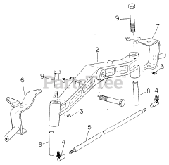Cub Cadet 1604 (143-580-100) - Cub Cadet Garden Tractor Front Axle