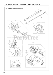 RedMax EXZ 2401S RMS-CA - RedMax Maxtreme Sweeper Attachment, CARB (SN: 60100000 & Above) (2007-04)