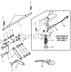 Cub Cadet 405 (190-405-100) - Cub Cadet Adapter for 400 with 3-Point Hitch att 3 Point Hitch Adapter