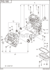 Subaru Robin DY272DD5470 (DY27-2) - Subaru Robin Engine, Diesel 100 Crankcase
