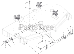 Gravely 991121 (Pro-Turn 160) - Gravely Pro-Turn 60" Zero-Turn Mower (SN: 050000 & Above) Deck Mount