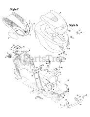 Columbia GT 2754 KH (14AK94GK897) - Columbia 54" Garden Tractor, Kohler (2012)