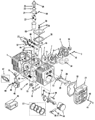 Toro 41-20OE01 (520-H) - Toro Garden Tractor (1990)