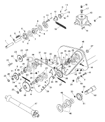 Ariens 831039 - Ariens 42" Rotary Tiller Attachment (SN: 000690 & Above)