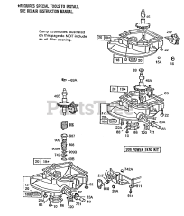 Briggs & Stratton 113908-5905-01 - Briggs & Stratton Vertical Engine (3)Sump Bases,Right Angle Dr
