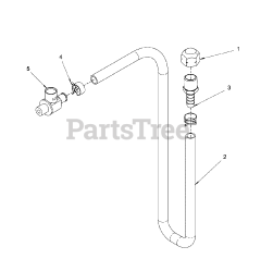 Briggs & Stratton 076131-03 - Briggs & Stratton 35kW Liquid Cooled Home Standby Generator Engine Service Parts - Oil Drain