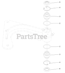 Exmark ARX440GKC24000 - Exmark 24" Stand-On Aerator, Kohler CH440 (SN: 402082300 - 404314158) (2018) Idler Arm Assembly No. 126-9116