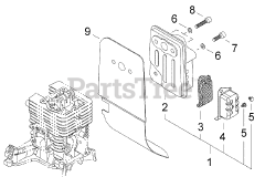 Swisher S 3000 - Swisher String Trimmer Muffler