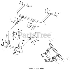 Simplicity 990576 - Simplicity 48" Mower Deck BAIL ASSEMBLY