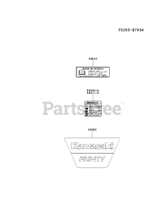 Kawasaki FS541V-CS00 - Kawasaki Engine LABEL