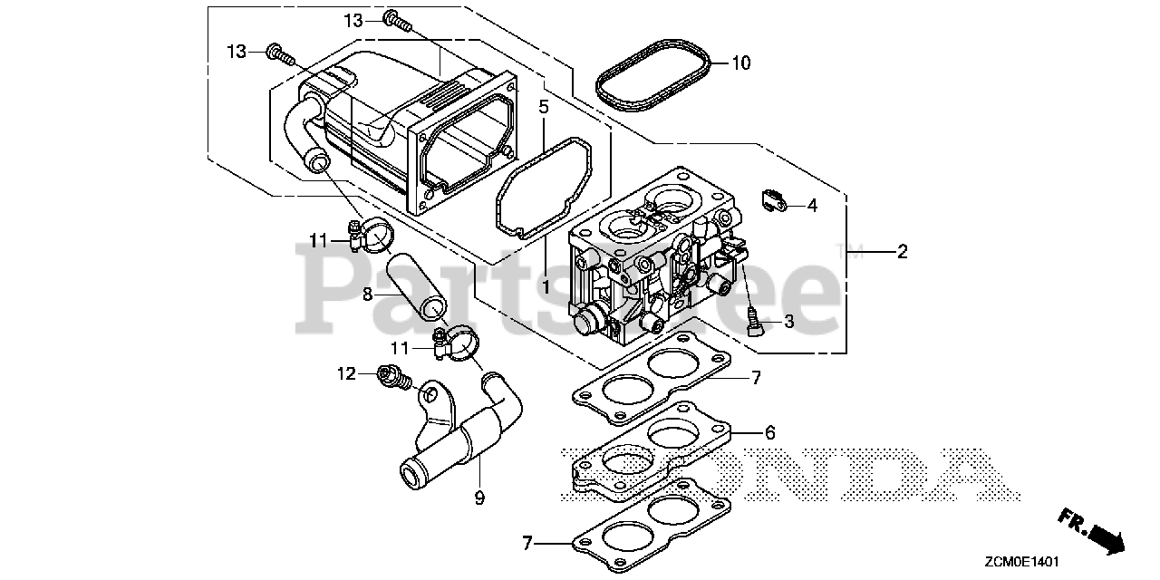 Honda GX630 H VXC (GDABH) Honda Engine, Made in China (SN GDABH