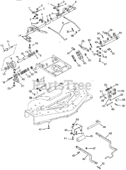 Gravely 831023 - Gravely 60" Flex-N-Float Deck for GT 600 Mower (SN: 000101 & Above)