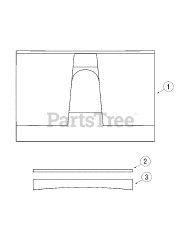 Cub Cadet 201 (39B-201-100) - Cub Cadet Utility Vehicle Soft Roof & Rear Window att 39A-201 Soft Roof &amp; Rear Window