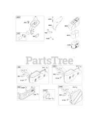 Briggs & Stratton 12H602-0334-E1 - Briggs & Stratton Vertical Engine Air Cleaner, Exhaust System