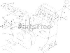 Toro 74550 - Toro 60" GrandStand Stand-On Mower (SN: 310000001 - 310999999) (2010) Fuel Tank Assembly