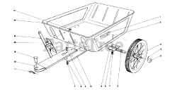 Toro 59070 - Toro Lightweight Cart (SN: 003000001 - 003999999) (1973)