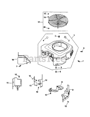 MTD MMZ-2560 - MTD Pro Zero-Turn Mower Kohler Engine Blower Housing &amp; Baffles