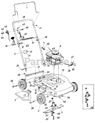 Lawnflite 116-020-071 - Lawnflite Walk-Behind Mower (1986) (Belknap Hardware)