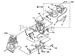 Homelite PBC 3600-B (UT-15091-D) - Homelite String Trimmer Starter