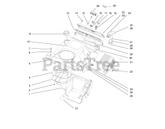 Toro 38417 (CCR 2400) - Toro Snow Thrower (SN: 089000001 - 089999999) (1998) Shroud Assembly