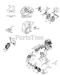 Tecumseh HM100-159367P - Tecumseh Engine Engine Parts List #HM1003C