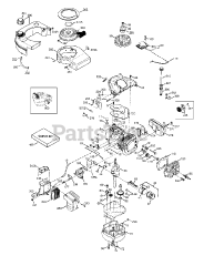Craftsman 247.794510 (24AF561C099) - Craftsman Log Splitter (2002) (Sears)