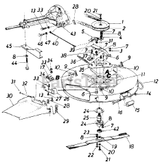 MTD 190-796-000 - MTD Mower Deck Assembly Only (1988)