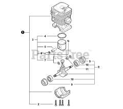 Echo CS-352 - Echo Chainsaw (SN: C19813001001 - C19813999999)