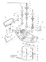 Murray 1694863 - Murray 44" Mower Deck 44" Mower Deck - Housing &amp; Arbor Group