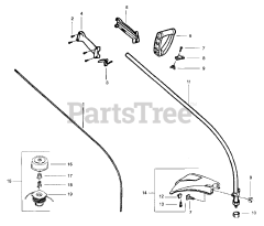 Poulan PT 3000 - Poulan String Trimmer Cutting Head &amp; Driveshaft