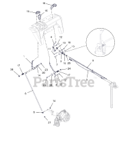 Ariens 926060 (ST 28 DLET) - Ariens Hydro Pro 28" Track Snow Blower, Briggs & Stratton (SN: 001500 & Above)