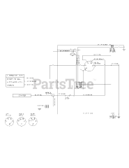 Murray M 1338 (13AC76LF058) - Murray 38" Lawn Tractor (2012) Wiring Schematic