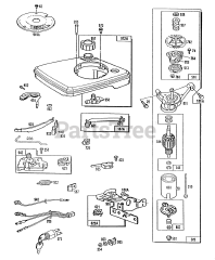 Briggs & Stratton 90708-0102-01 - Briggs & Stratton Vertical Engine FuelTank,ElectStart,Controls
