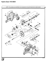 Husqvarna 331-0650 - Husqvarna Hydro-Gear Transmission (2001-03) REPAIR PARTS 5