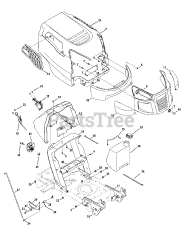 Craftsman 247.289050 (13AL79SS099) - Craftsman LT2000 Lawn Tractor (2010) (Sears)