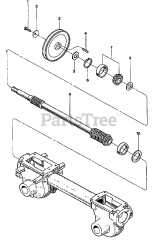 Troy-Bilt 12061 - Troy-Bilt Tuffy Rear-Tine Tiller (SN: 120610100101 & Above) DRIVE SHAFT ASSEMBLY