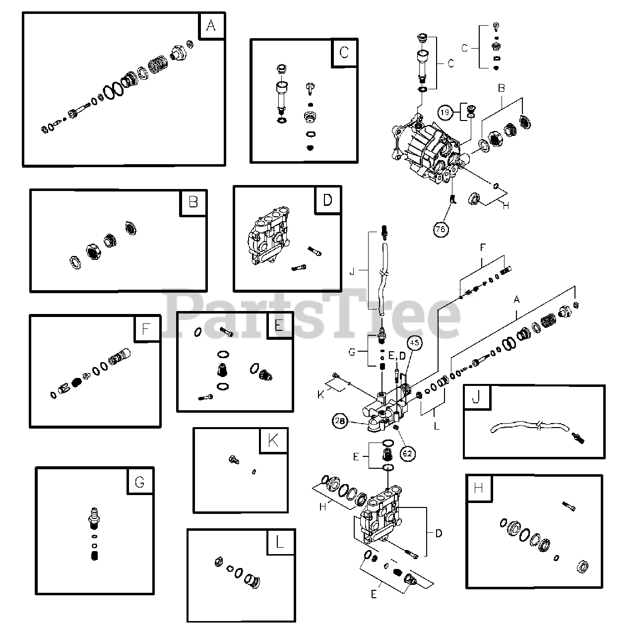 Troy bilt pressure washer parts diagram