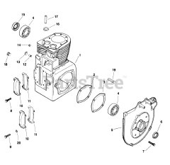 Kohler M14-601533 - Kohler Magnum Engine, Made for Moridge Mfg., 14hp, 10.5kW Crankcase 03070031391