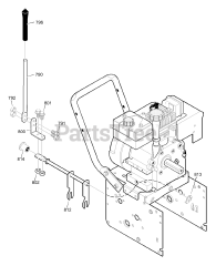 Scotts 622518x31D - Scotts 22" Snow Thrower (2002) Shift Yoke