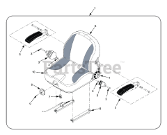 Scag STTII-61V-26CH-EFI - Scag Turf Tiger II 61" Zero-Turn Mower, 26hp Kohler (SN: P1700001 - P1799999) STTII SUSPENSION SEAT