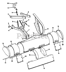 Cub Cadet Tiller 1A - Cub Cadet Tiller Attachment Hitch and Shields