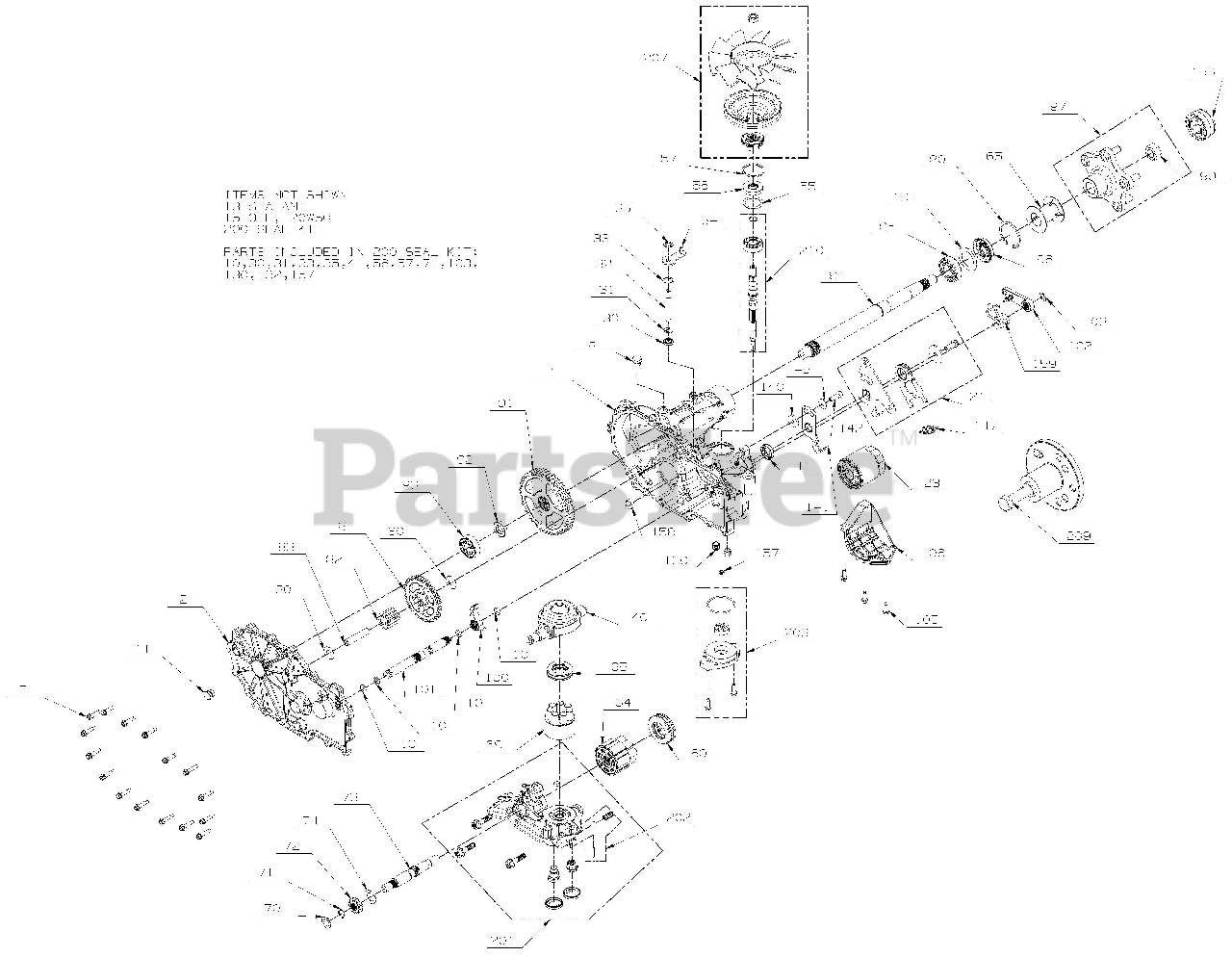 Gravely 05024300 Gravely 3400 Series HydroGear Transmission
