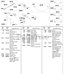 Briggs & Stratton 185437-0276-E1 - Briggs & Stratton Horizontal Engine Fuel Lines, Fuel Filters