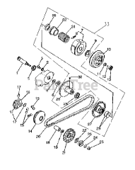 Murray S-1543 - Murray 50cc ATV (2002) Clutch Assembly