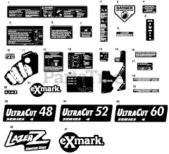 Exmark LZAS20KA484 - Exmark 48" Lazer Z AS Zero-Turn Mower, 20hp Kawasaki (SN: 850000 - 919999) (2010)