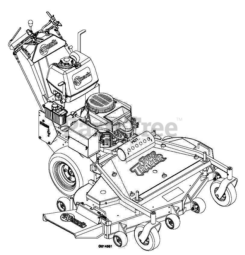 図説ＡＫのテクニック Exmark TTS16KA363 - Exmark 36