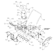 Yard Machines 31AE150-062 - Yard Machines Snow Thrower (2000) (Lowes)