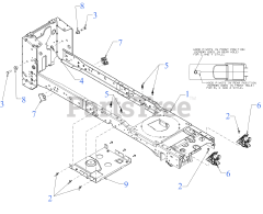 Cub Cadet XT1-GT 54 KH FAB (14AQA3TMA10) - Cub Cadet 54" XT1 Enduro Garden Tractor, Fab Deck, Kohler (2023) Frame